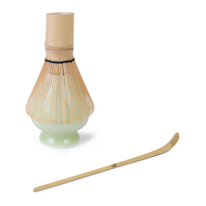 Bamboo Whisk - Matcha Spoon - Whisk Stand