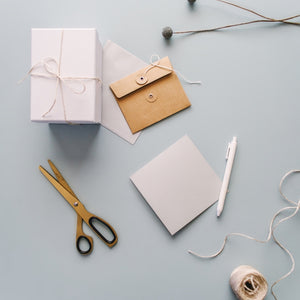 gift wrap hand written note present