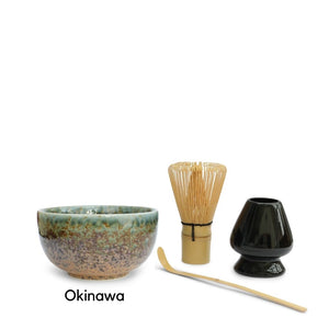 Matcha Tea Bowl Set - 4 Piece Set