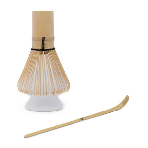 Bamboo Whisk - Matcha Spoon - Whisk Stand