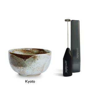 Matcha Bowl & Aerolatte Whisk & FREE Matcha Bamboo Spoon